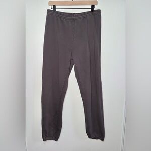 Skims Jogger Pants Brown Stretch Cotton Athleisure Activewear Women’s Size Large